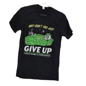 Canvas " Why Dont You  Just Give Up" Graphic T Shirt  Halloween